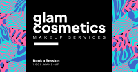 Glam Cosmetics Facebook Ad Design