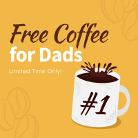 Father's Day Coffee Instagram Post Design