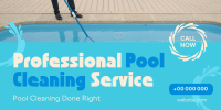 Pool Cleaning Service Twitter post Image Preview