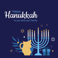 Magical Hanukkah Instagram post Image Preview