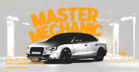 Nostalgia Car Mechanic Facebook Ad Design