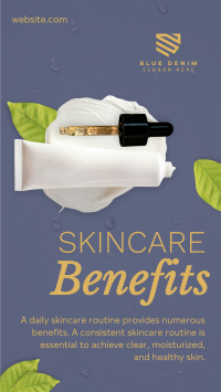 Skincare Benefits Organic Instagram Reel Image Preview