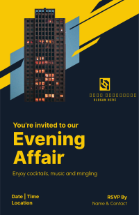 Open House Evening Affaire Invitation Image Preview