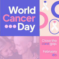 Funky World Cancer Day Instagram post Image Preview