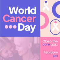 Funky World Cancer Day Instagram Post Image Preview