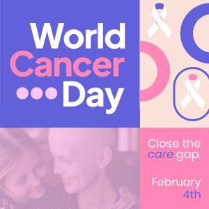 Funky World Cancer Day Instagram post Image Preview