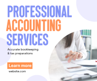Accounting Service Experts Facebook Post Design
