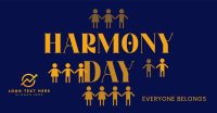 People Harmony Day Facebook Ad Design