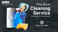 The Best Cleaning Service Facebook Event Cover Design