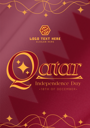 Qatar National Day Flyer Image Preview
