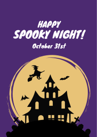 Spooky Night Poster Design