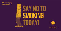 No To Smoking Today Facebook ad Image Preview