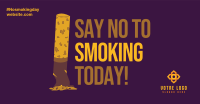 No To Smoking Today Facebook ad Image Preview