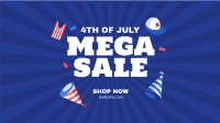 Independence Mega Sale Facebook Event Cover Design