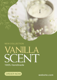 Vanilla Candle Scent Poster Image Preview