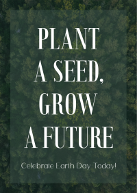 Plant Seed Grow Future Earth Poster Image Preview