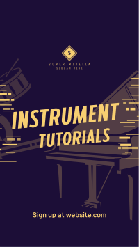 Music Instruments Tutorial Instagram reel Image Preview