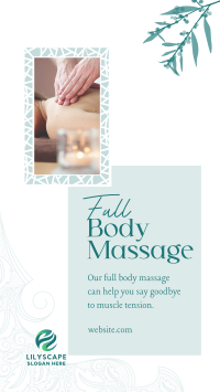 Luxe Body Massage Facebook story Image Preview