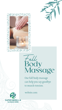 Luxe Body Massage Facebook Story Image Preview