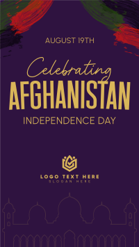 Afghanistan Independence Day TikTok Video Design