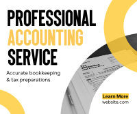 Stress-free Accounting Facebook Post Design