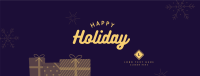 Happy Holiday Facebook Cover Design