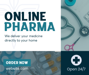 Online Pharma Business Medical Facebook post Image Preview