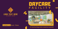 Daycare Facility Twitter Post Design