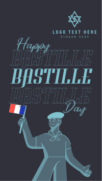 Hey Hey It's Bastille Day Instagram reel Image Preview