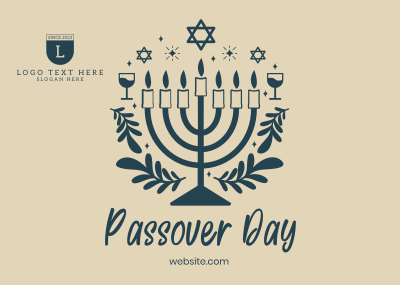 Passover Day Postcard Image Preview