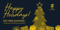 Christmas Free Shipping Twitter Post Image Preview