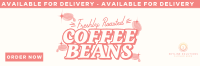 Minimalist Coffee Bean Delivery Twitter Header Image Preview