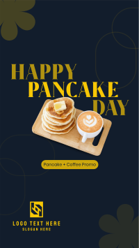 Pancakes Plus Latte Instagram story Image Preview