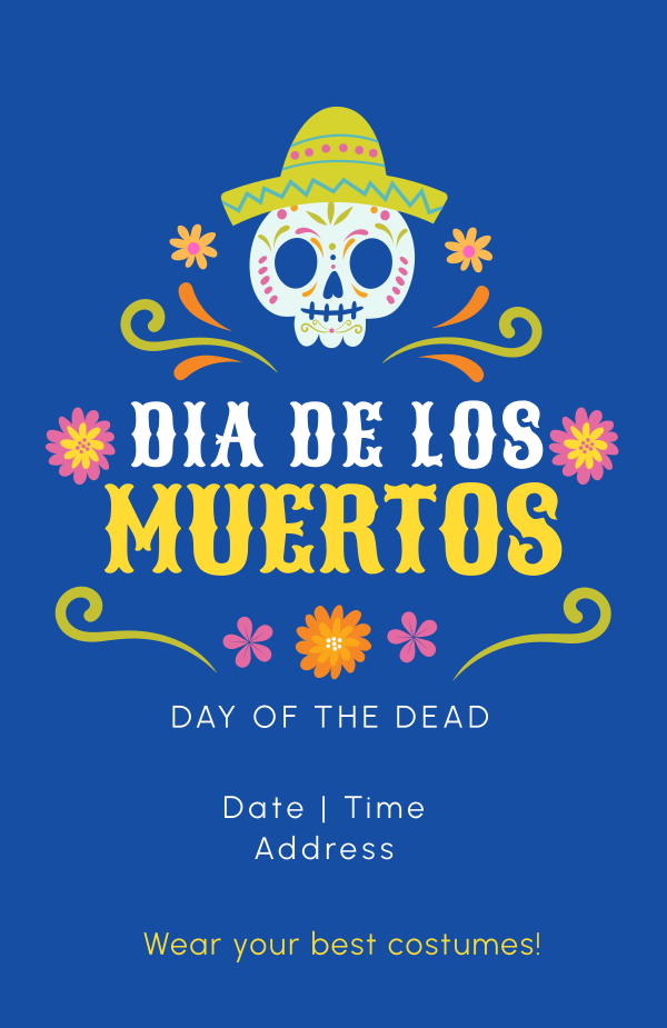 Celebration For The Dead Invitation Design