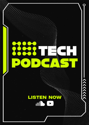 Technology Podcast Circles Flyer Image Preview