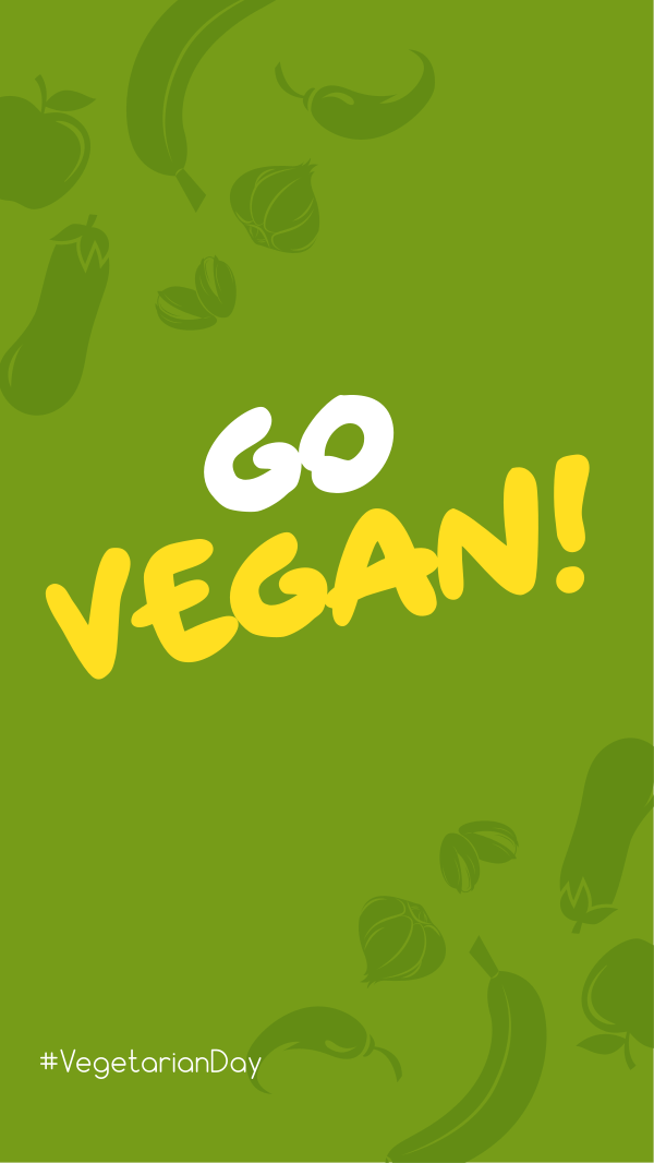 Go Vegan Instagram Story Design Image Preview