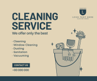 Cleaning Tools Facebook Post Design