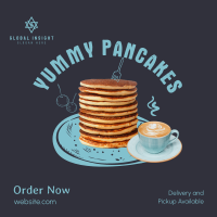 Delicious Breakfast Pancake  Instagram post Image Preview