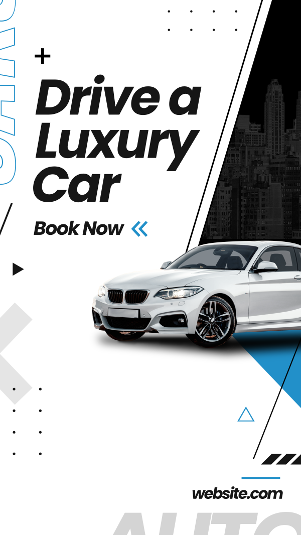 Luxury Car Rental Instagram Story Design Image Preview