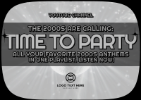 2000s Party Playlist Postcard Preview