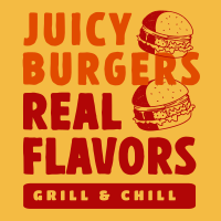 Retro Grilled Burger T-shirt Preview