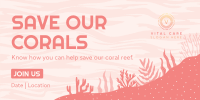 Care for the Corals Twitter Post Image Preview
