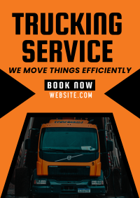 Trucking & Logistics Flyer Design