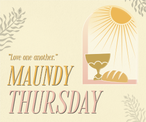 Holy Thursday Bread & Wine Facebook post Image Preview