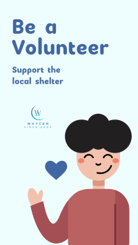 Children Shelter Volunteer Instagram Story Design