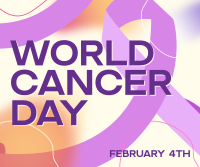 Gradient World Cancer Day Facebook Post Design