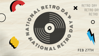 Disco Retro Day Facebook event cover Image Preview