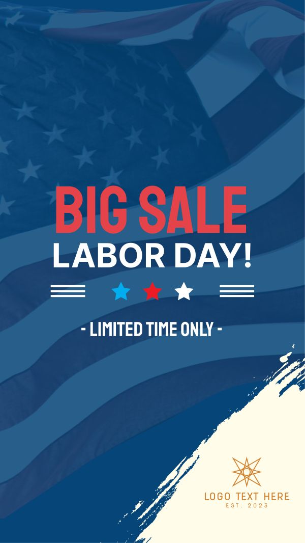 Big Sale Labor Day Instagram Story Design Image Preview