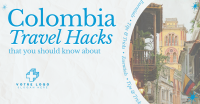 Modern Nostalgia Colombia Travel Hacks Facebook ad Image Preview