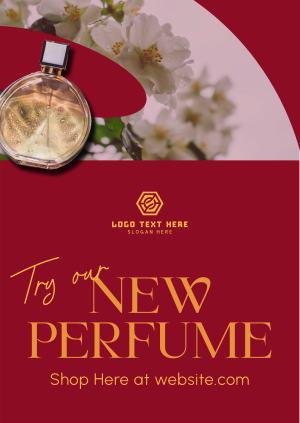 New Perfume Launch Poster Image Preview